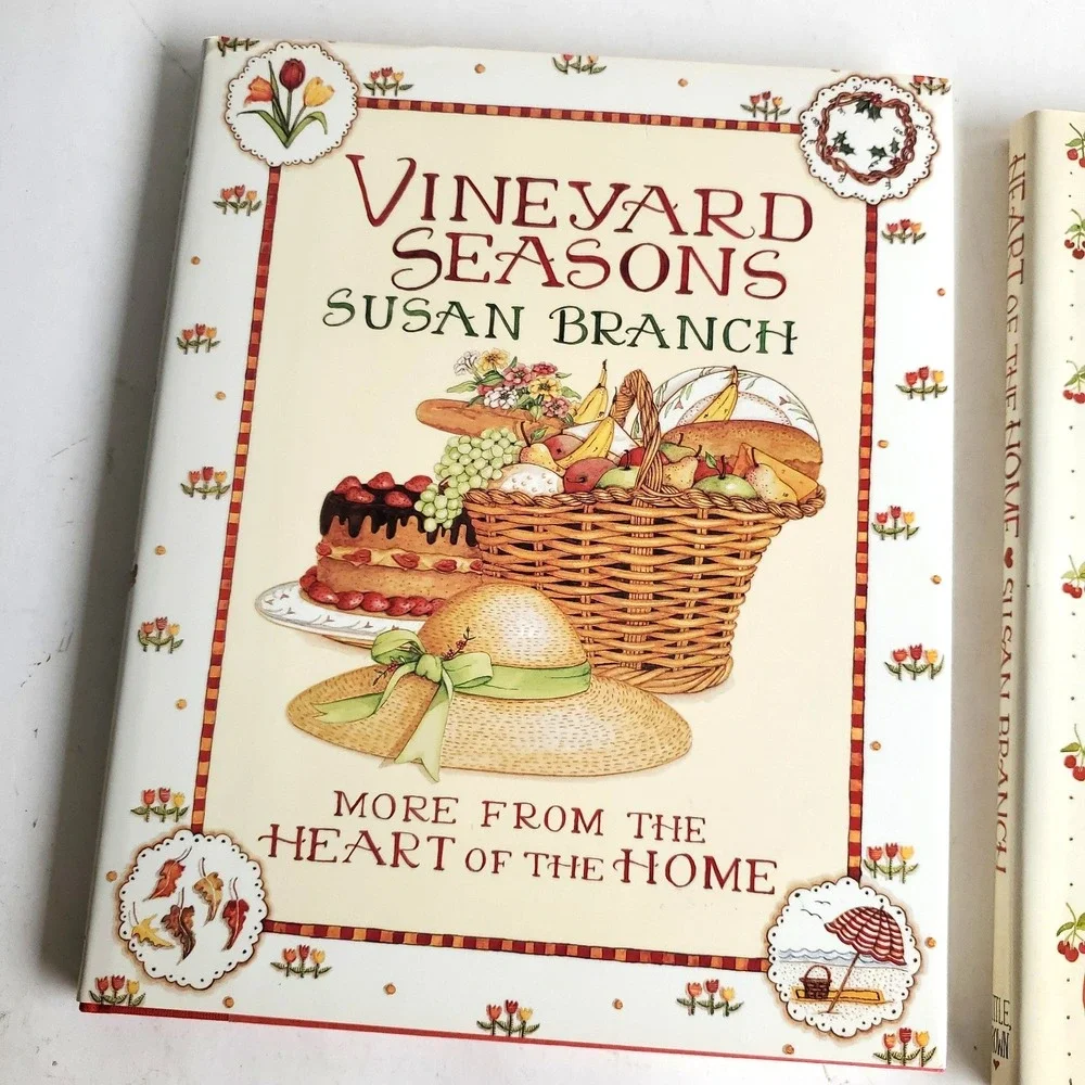 Susan Branch Heart of the Home Vineyard Seasons Notes from Vineyard Kitchen lot